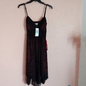 Black/Red Spaghetti Strap dress